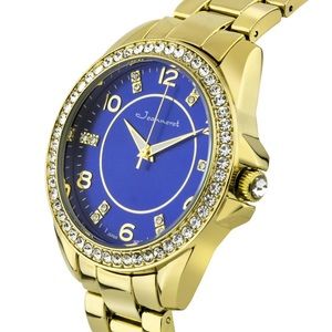 Elegant Crystal Bezel Ladies Watch.